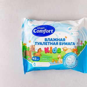 Детская  туалетная бумага Comfort Smart ,42шт.jpg