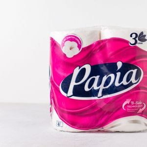 Туалетная бумага Papia 3 слоя, 4 рулона.JPG