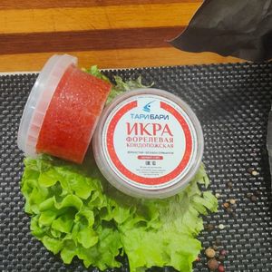 Икра красная форели Кондопожская замороженная, 200гр.jpg