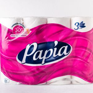 Туалетная бумага PAPIA , 12 рулонов.jpg