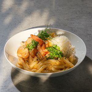 Удон карбонара с морепродуктами .JPG