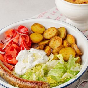 Луковый суп+ куриная колбаска с бэби картофелем.jpg