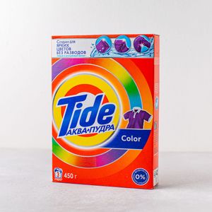 Стиральный порошок Tide Аквапудра Color для цветного белья 450 гр.JPG