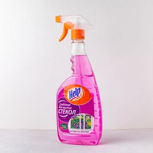Средство для мытья стёкол и зеркал Help Ароматы весны спрей.JPG