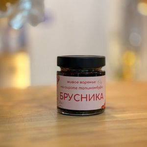 живое варенье брусника.JPG