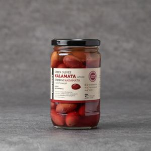 Оливки Каламата с косточкой, Греция, 200гр.jpg