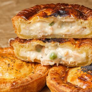 Австралийский пирог с лососем и копченой треской .JPG