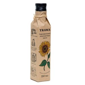 Масло ПОДСОЛНЕЧНОЕ сыродавленное TRAWA (250 мл).jpg