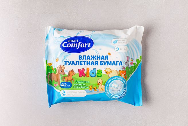 Детская  туалетная бумага Comfort Smart ,42шт.jpg