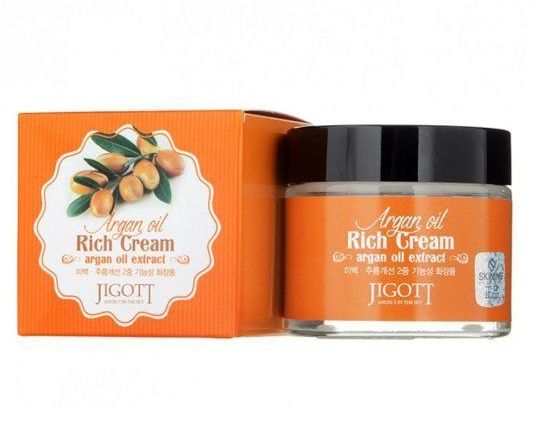 Jigott Real Moisture Argan Oil Крем для лица с аргановым маслом 70 мл..jpg