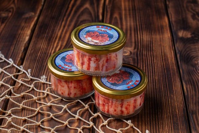 Мясо камчатского краба в банке, 250 гр.jpg