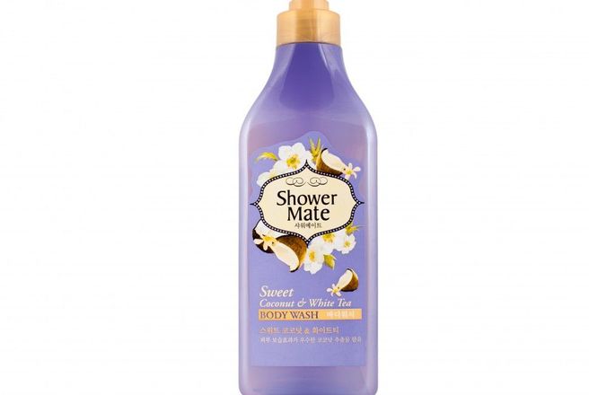 Aekyung Shower Mate Sweet Coconut & White tea Гель для душа Кокос и белый чай.jpg