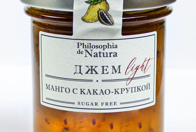 Джем Light Манго с какао-крупкой 180 гр.jpg