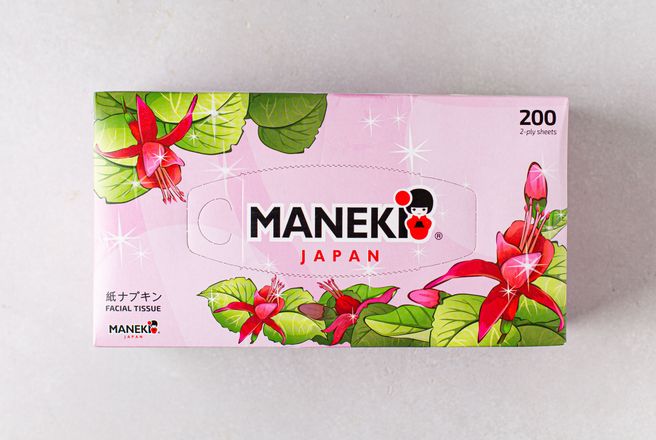 Японские салфетки бумажные двухслойные Maneki Dream , 200 шт.jpg