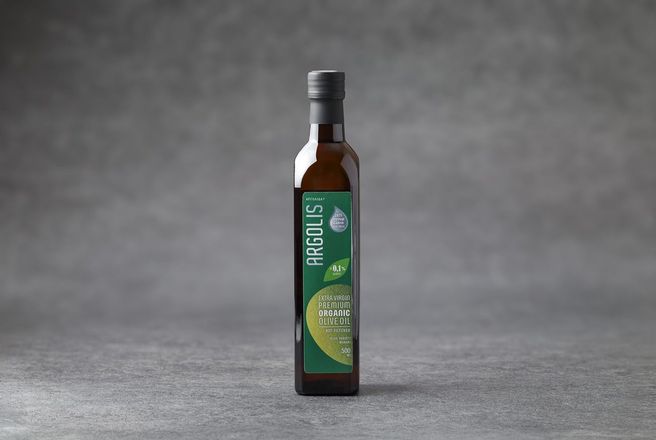 Оливковое масло ARGOLIS Premium Organic нефильтрованное Extra Virgin, 0,5 л.jpg
