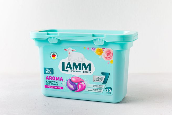 Капсулы для стирки белого и цветного белья LAMM Aroma , 20 штук.jpg