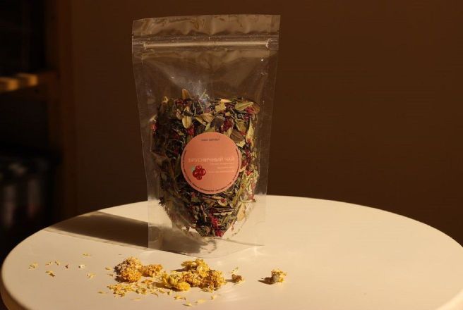 Чай зеленый Брусничный, 50гр.jpg