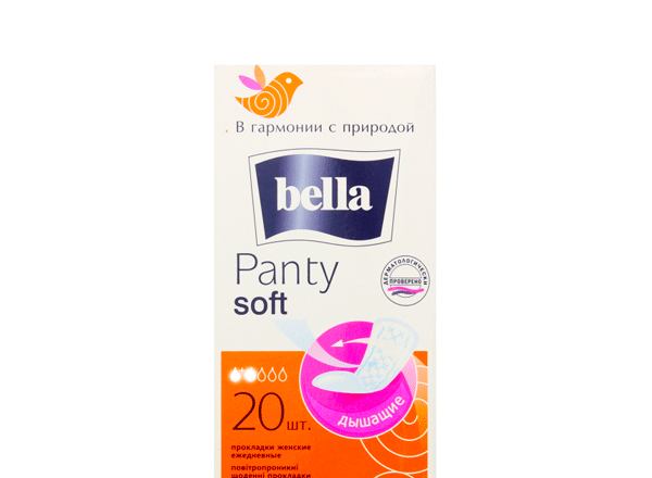 Ежедневные гигиенические прокладки Bella PANTY soft, 20 шт.png