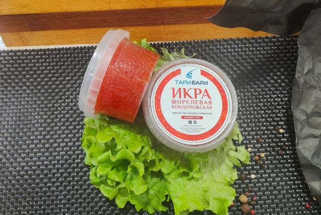 Икра красная форели Кондопожская замороженная, 200гр.jpg
